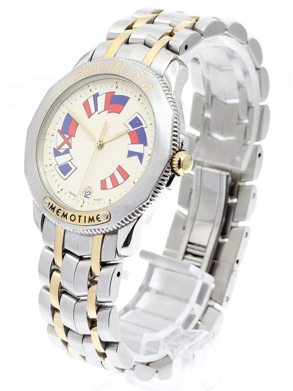 CORUM Admiral's Cup Memotime Date beige Dial Quartz Men's Watch_904397